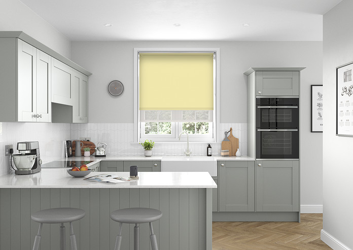 Rimini (Blackout), Sand & Illusion Sandy - Double Roller Blind - Image 5